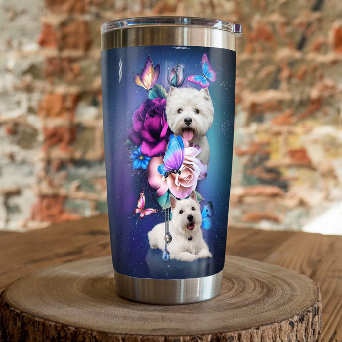Westie Dog Steel Tumbler MR1304 71O43 1