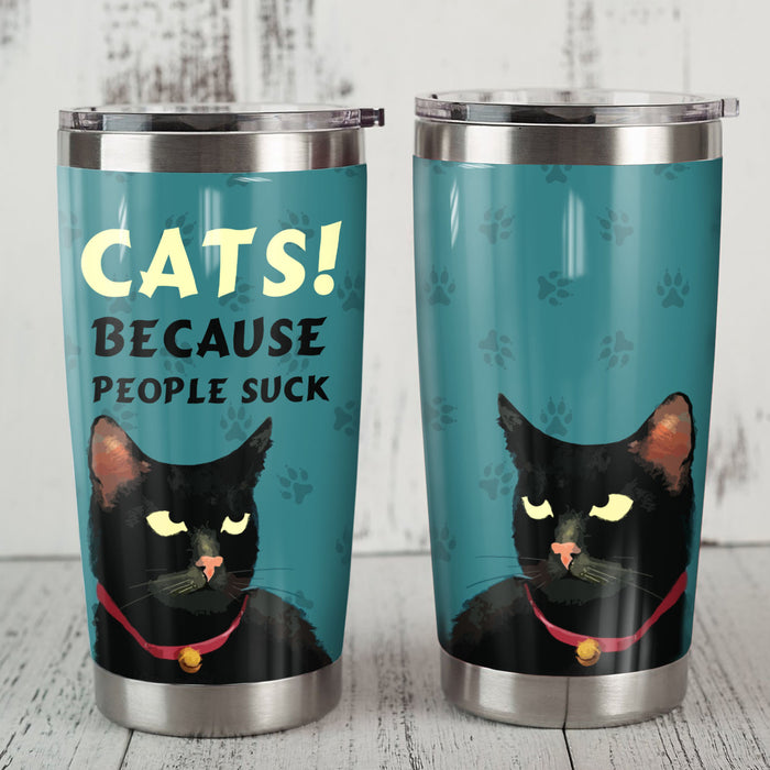 Black Cat Steel Tumbler MR1702 71O51 1