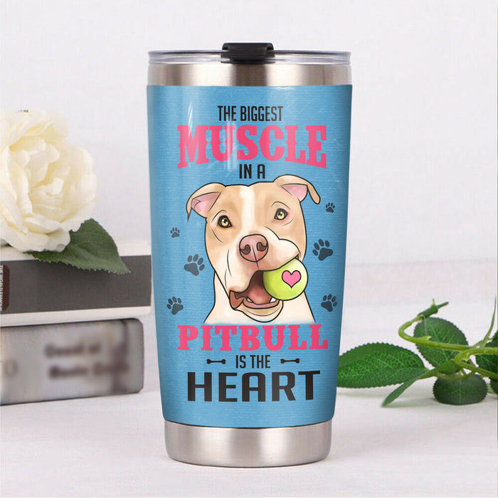 Pitbull Dog Steel Tumbler MR1305 69O42 1