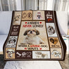 Shih Tzu Dog  Fleece Blanket NOV1501 73O50 thumb 1