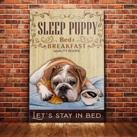 Bulldog Bedroom Canvas MR1101 73O57 thumb 1