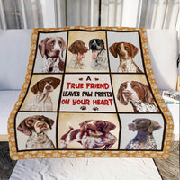 German Shorthaired Pointer Dog Fleece Blanket MR0602 71O52 thumb 1