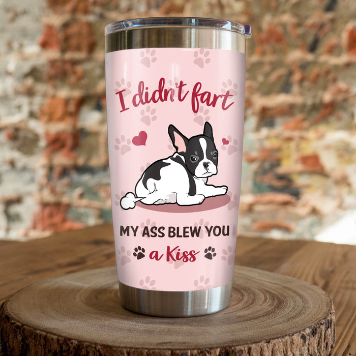 French Bulldog Steel Tumbler FB0304 67O57 1