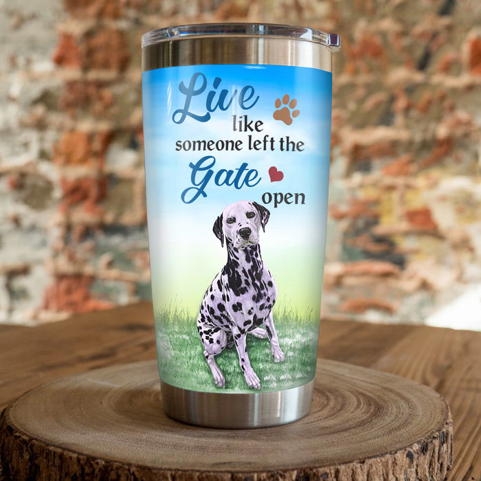 Dalmatian Dog Steel Tumbler FB0509 67O57 1