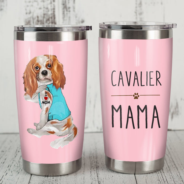 Cavalier King Charles Spaniel Dog Steel Tumbler SAP1002 81O36 1