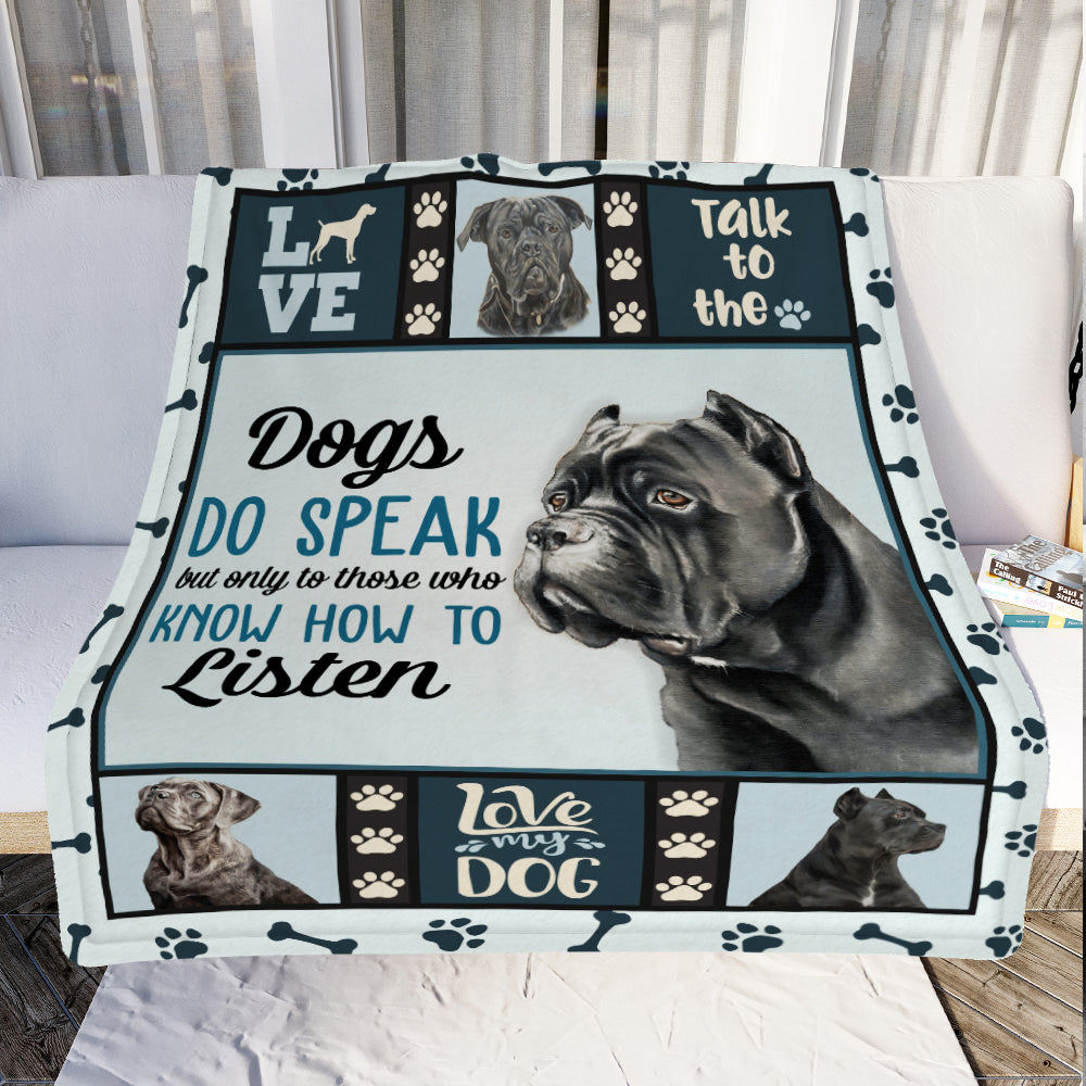 Cane Corso Dog Fleece Blanket MR0403 71O42