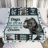 Cane Corso Dog Fleece Blanket MR0403 71O42 thumb 1
