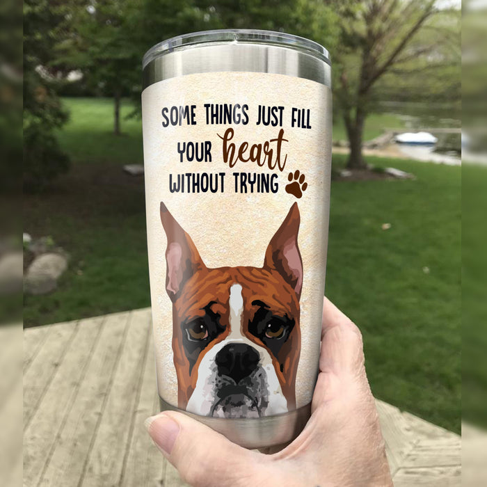 Boxer Dog Steel Tumbler FB0807 78O31 1