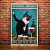 Tuxedo Cat Vintage Canvas MY115 81O53 1
