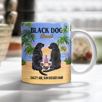 Black Labrador Retriever Dog Beach Sunset Mug MY156 73O57 thumb 1