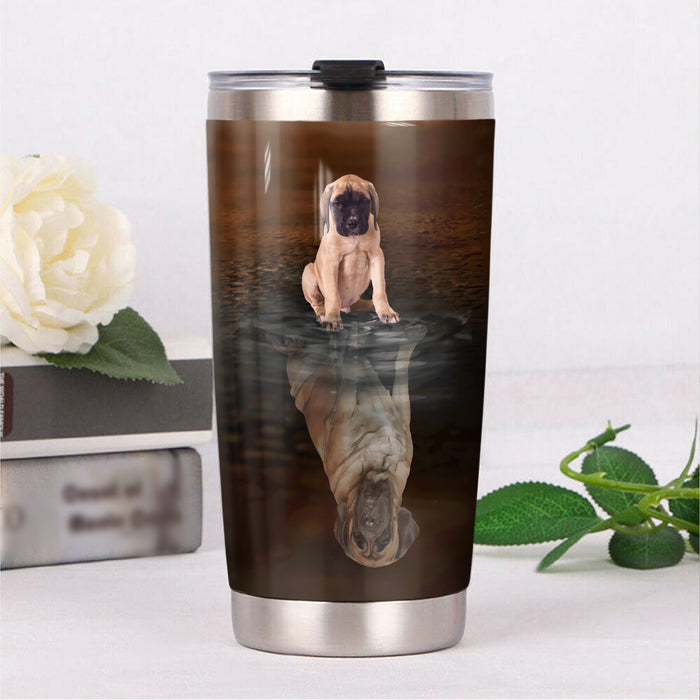 English Mastiff Dog Steel Tumbler MR1306 69O42 1