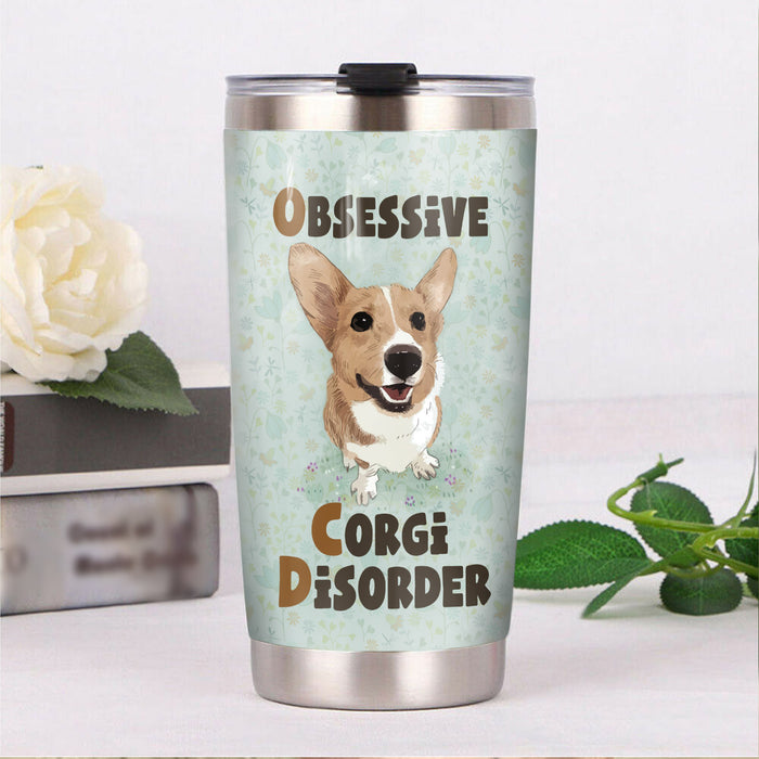 Corgi Dog Steel Tumbler FB0304 71O33 1