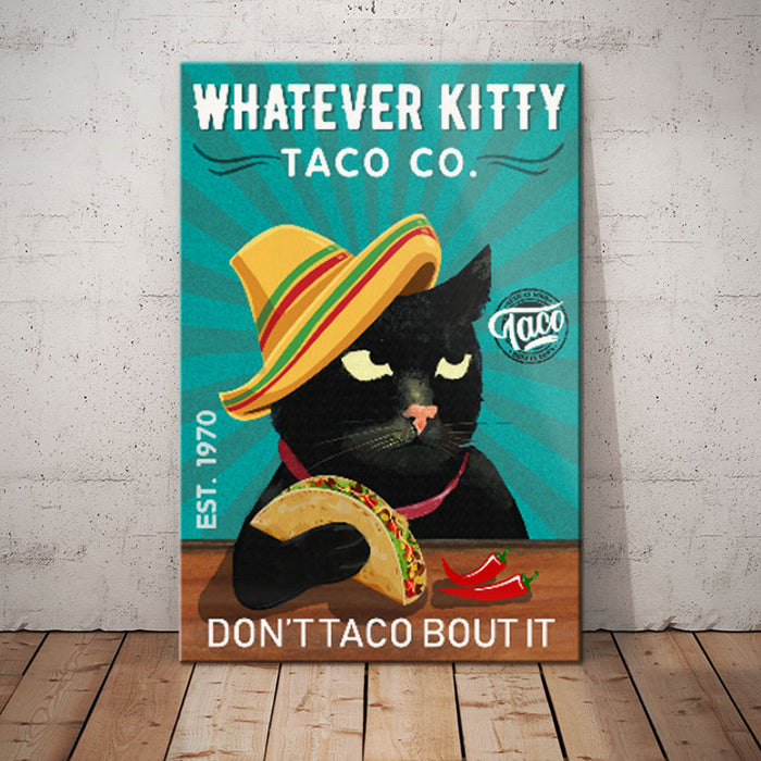 Black Cat Taco Company Canvas MR1103 85O34 1