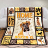 Boxer Dog Fleece Blanket OCT3001 67O31 thumb 1