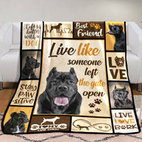 Cane Corso Dog Fleece Blanket MR0301 68O51 thumb 1