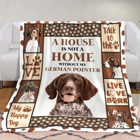 German Shorthaired Pointer Dog Fleece Blanket MR0401 68O31 thumb 1