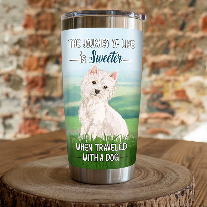 Westie Dog Steel Tumbler FB0510 71O50 1