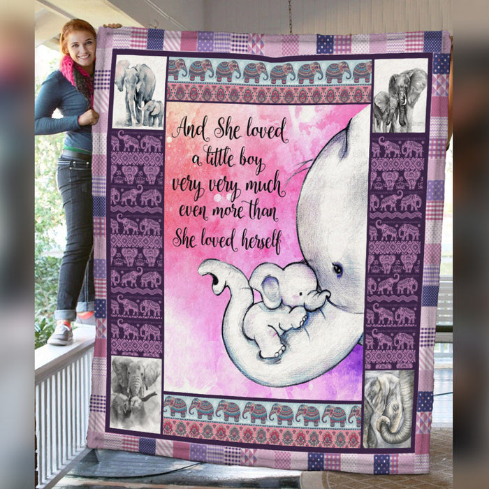 Elephant Fleece Blanket F1302 82O34 1