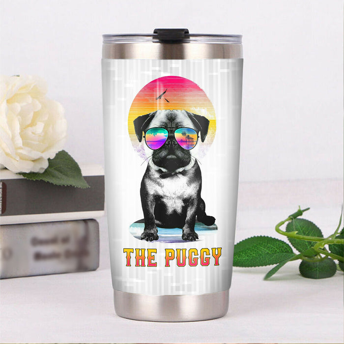 Pug Dog Steel Tumbler MR1201 87O31 1