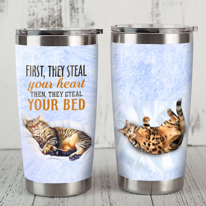 Bengal Cat Steel Tumbler MR1802 68O59 1