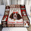 Springer Spaniel Dog Fleece Blanket MR0501 68O52 1