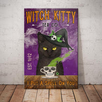 Black Cat Witch Tea Company Canvas MR2302 90O57 thumb 1