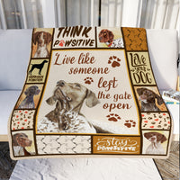 German Shorthaired Pointer Dog Fleece Blanket MR0403 70O31 thumb 1