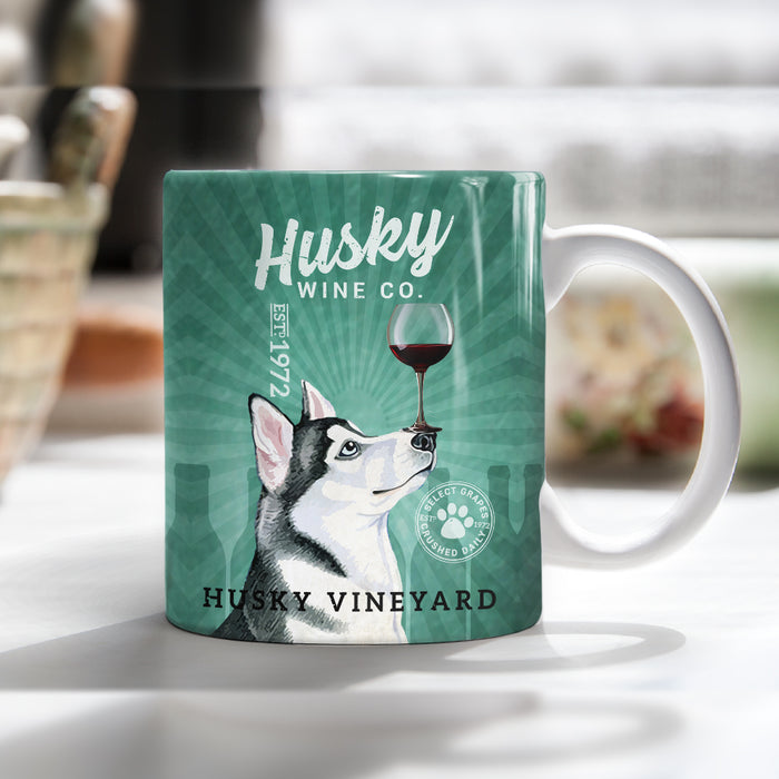 Husky Dog Wine Company Mug FB0803 87O36 1