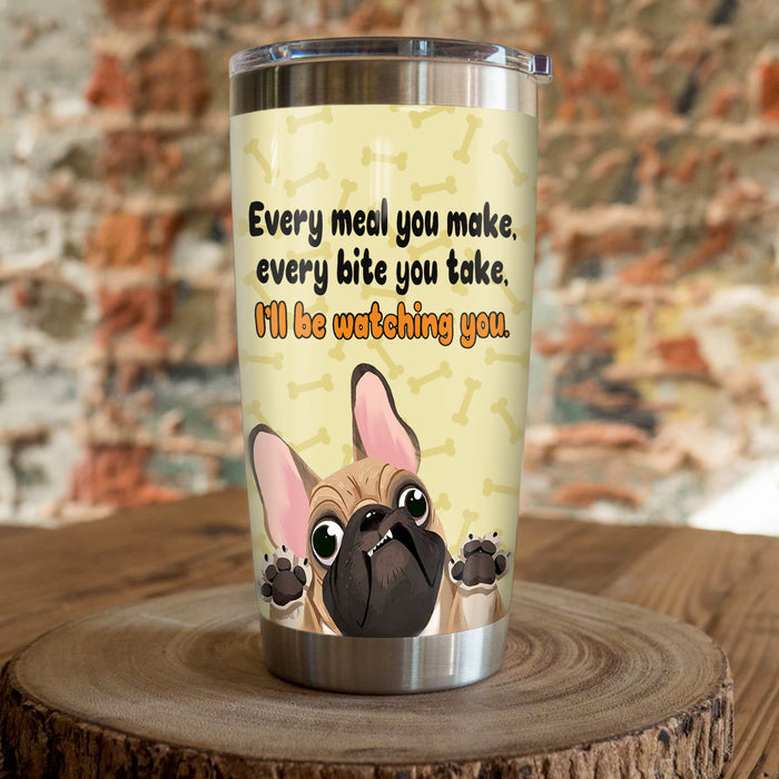 French Bulldog Steel Tumbler 1