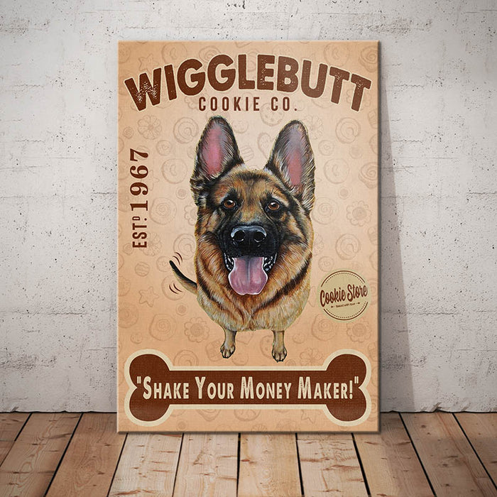 German Shepherd Cookie Company Canvas SAP1002 73O36 1