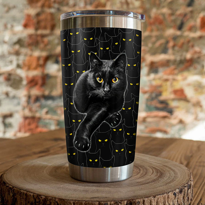 Black Cat Steel Tumbler MY0408 67O53 1