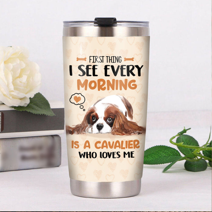 Cavalier King Charles Spaniel Dog Steel Tumbler FB1003 69O33 1