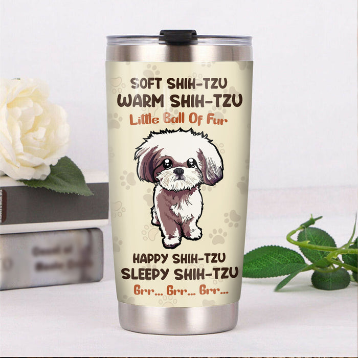 Shih Tzu Dog Steel Tumbler FB0302 68O52 1