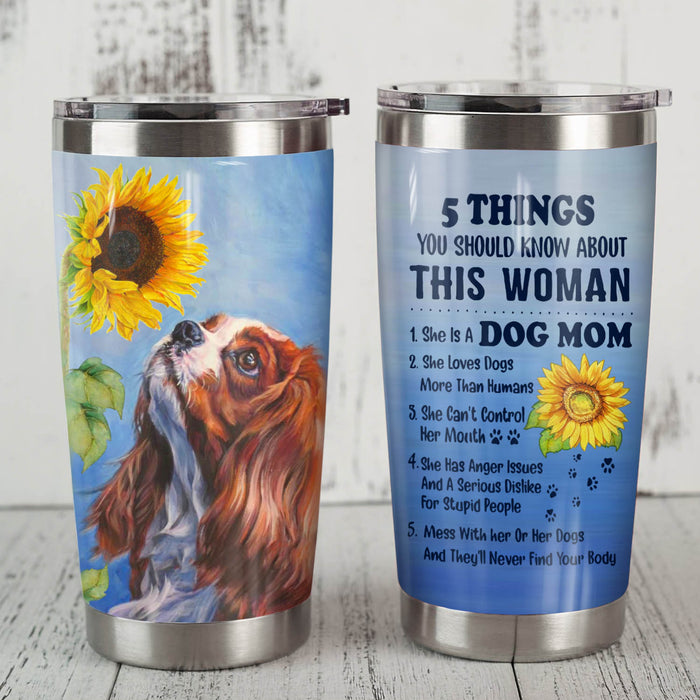 Cavalier King Charles Spaniel Dog Steel Tumbler MR0705 71O50 1