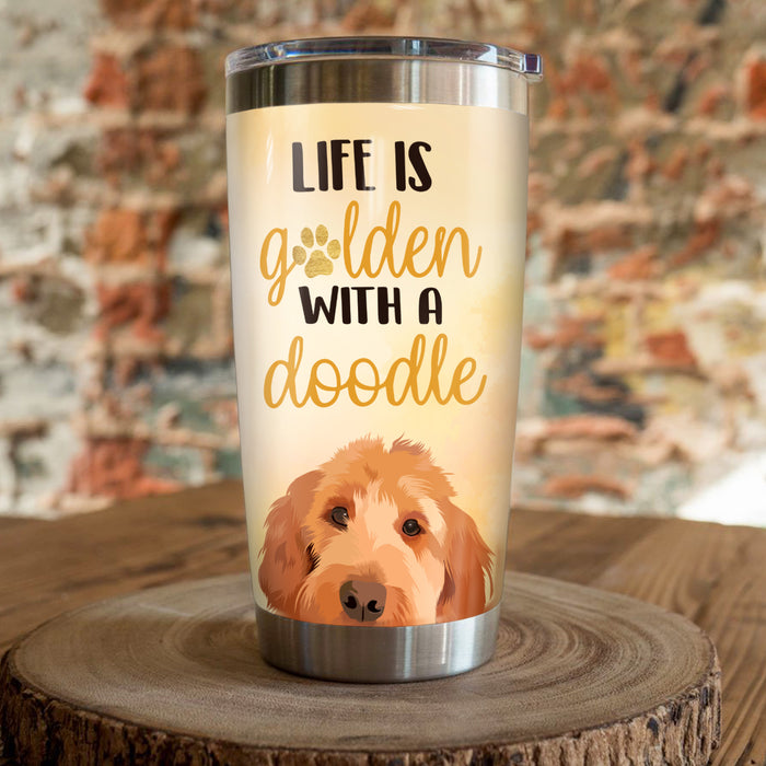 Goldendoodle Dog Steel Tumbler FB0504 95O47 1