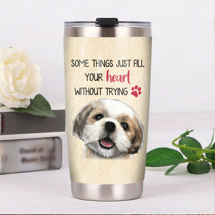 Shih Tzu Dog Steel Tumbler FB0304 78O31 1