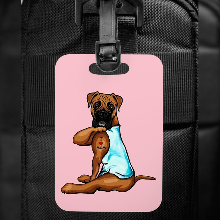 Boxer Dog Luggage Bag Tag SAP0403 81O36 1