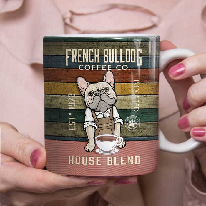 French Bulldog Coffee Company Mug FB1107 87O60 1