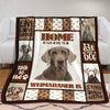 Weimaraner Dog Fleece Blanket MR0601 69O49 1