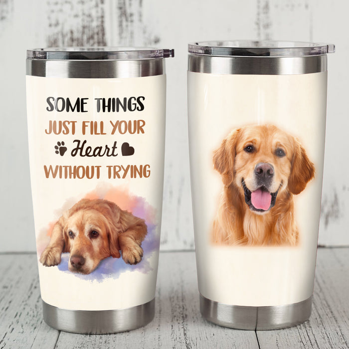 Golden Retriever Dog Steel Tumbler FB0604 69O50 1