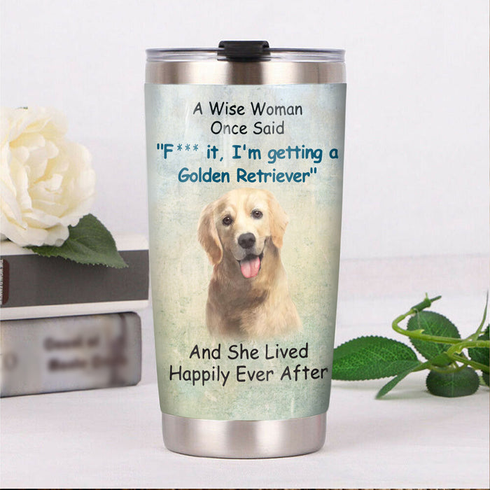 Golden Retriever Dog Steel Tumbler FB0605 69O49 1
