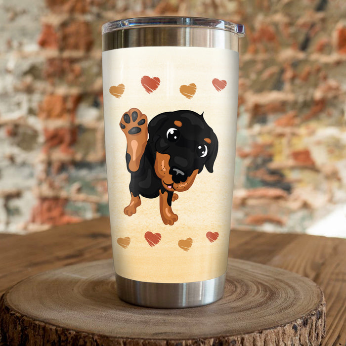 Rottweiler Dog Steel Tumbler FB0106 78O53 1