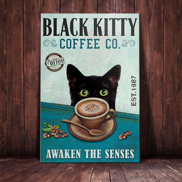 Black Cat Coffee Company Canvas MR1601 73O39 1