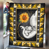 Elephant Sunflower Mom Fleece Blanket M1403 82O34 1