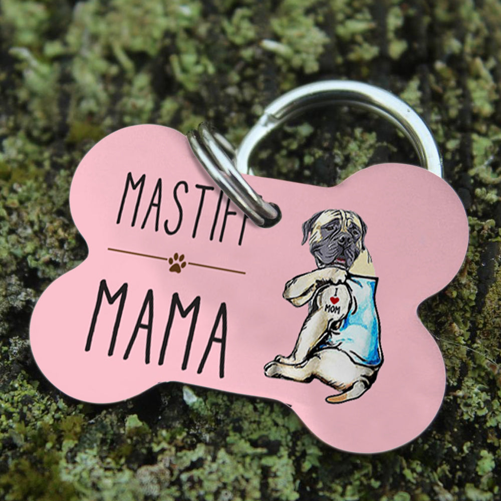 English Mastiff Dog Bone Pet Tag SAP1311 81O36