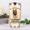 German Shepherd Dog Steel Tumbler FB0404 69O49 1