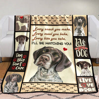 German Shorthaired Pointer Dog Fleece Blanket MR0403 68O49 thumb 1