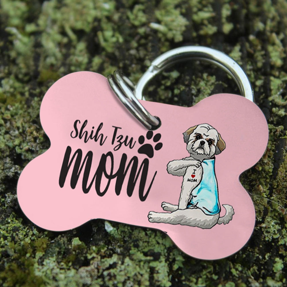 Shih Tzu Dog Bone Pet Tag SAP0804 81O36