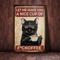 Black Cat Funny Coffee Canvas MY115 85O34 thumb 1