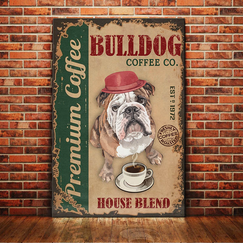 Bulldog Coffee Company Canvas FB1303 90O49